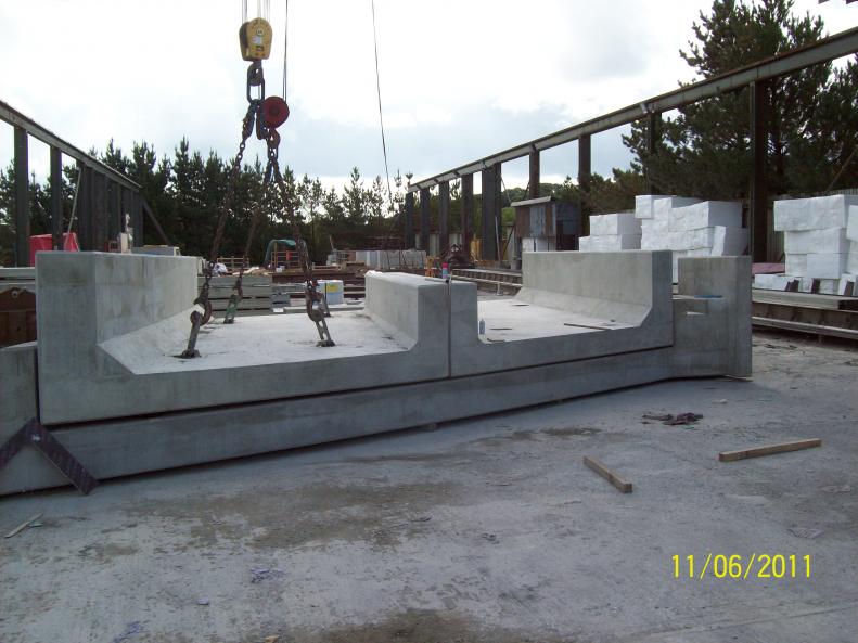 Trial Erection - Cornish Concrete 