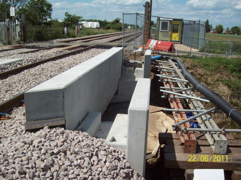 Bridge open to traffic at the end of the possession.