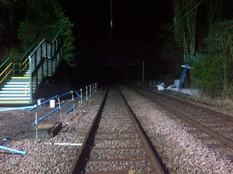 South Staircase installed ready for the main span.