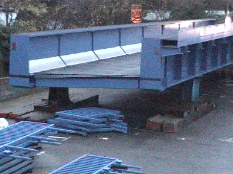 Bridge being fitted out in the Yard